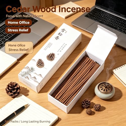 500 Pack Rosin and Sandalwood Incense Sticks Natural Japanese Sticks Variety Pack