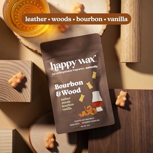 Happy Wax Fall Scented Soy Wax Melts 6oz Variety Pack - Autumn Woods Mix