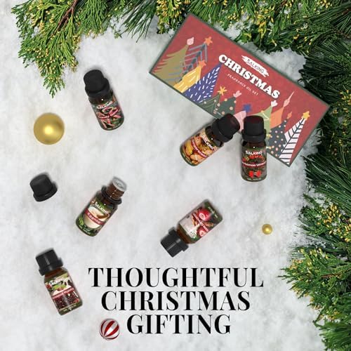 SALKING Christmas Fragrance Oils, Essential Oils Set for Diffuser for Home