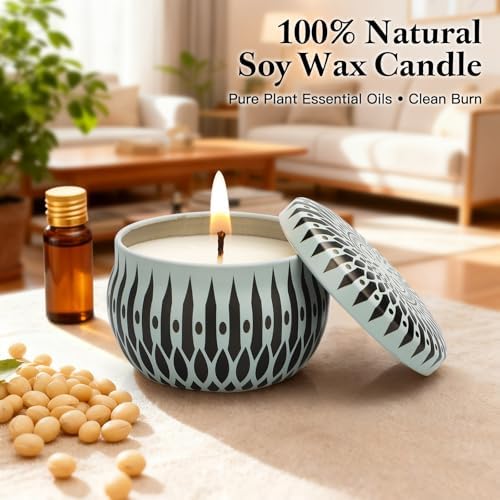 Scented Candles Gift Set, 24 Pack Soy Wax Aromatherapy Candles