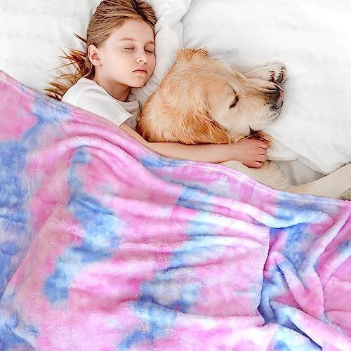 MUGD Soft Blankets Fuzzy Twin Bed Fleece Blanket Kids Warm Throw Blanket for Bed