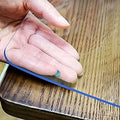 LovePads Clear Desk Mat 17x24 in, 1.5mm Thick Plastic Table Cover Protector