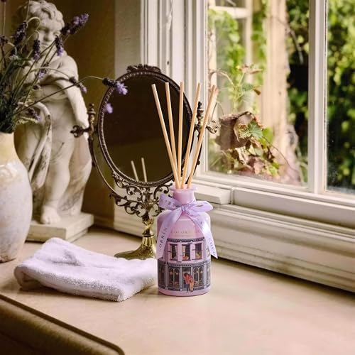 COCORRÍNA Reed Diffuser - Lavender Garden 6.76 fl oz Reed Diffuser with 8 Sticks Home Fragrance Bathroom Shelf Decor (Festive House Collection)