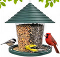 HABAU Bird Feeders for Outdoor Plastic Hanging Bird Seed Feeding