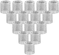 Accmor 150pcs Napkin Rings, Silver Napkin Rings Buckles