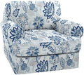 NILUOH 2-Piece T-Cushion Armchair Slipcover, Stretch Chair Cover with Separate Seat Cushion Cover, Soft Washable Furniture Protector for Living Room