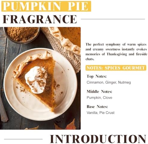 EUQEE Pumpkin Pie Fragrance Oil for Diffuser(2.02 Fl oz/60 ml)