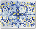 CounterArt Portugal Tile Pattern 3mm Tempered Glass Cutting Board