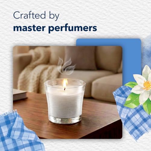 Glade 1-Wick Scented Candle Jar, Clean Linen, 2 Count