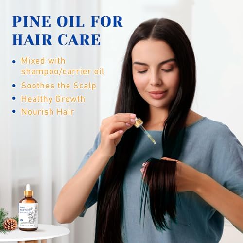 HIQILI Pine Needle Essential Oil for Skin, Candle Making, Cleaning Spray