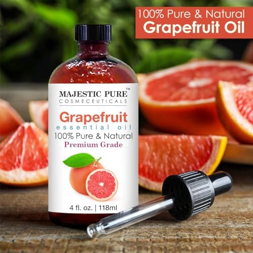 Majestic Pure Grapefruit Essential Oil for Diffuser - 4 Fl Oz