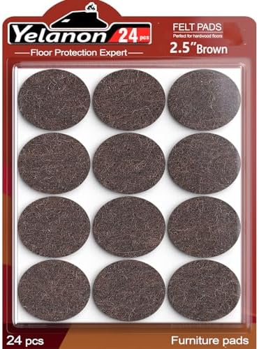 Felt Furniture Pads for Hardwood Floors Felt Pads for Chair Legs Yelanon