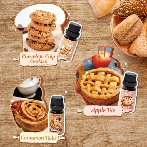 SALKING Bakery Fragrance Oils, Essential Oils Set for Diffuser for Home