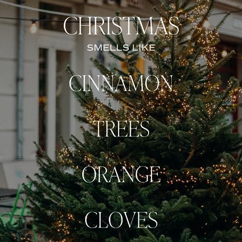 Sweet Water Decor Christmas Reed Diffuser Set - Christmas Scented Reed Diffuser w/Fresh Cut Trees and Orange Scent - Reed Diffusers for Home with Long Lasting Fragrance - Non-Toxic Oil Reed Diffuser