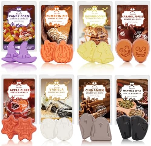 SALKING Halloween Scented Wax Melts, Fall Soy Wax Cubes for Wax Melt Warmer