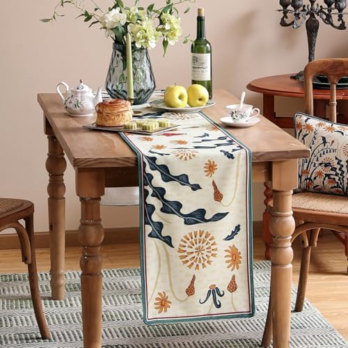bilin gaier Designer French Elegant Small Table Runner,63"x12"