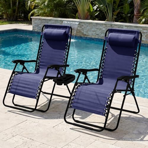 Best Choice Products Set of 2 Extra Wide Zero Gravity Chair Recliner