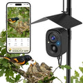 Smart Bird Camera Solar Powered with Pole for Feeder/Bath Birdwatching