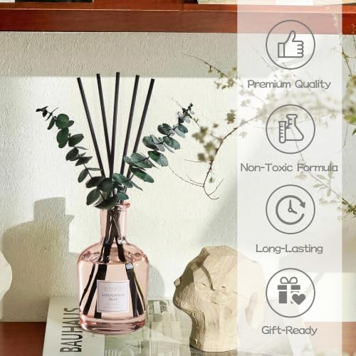 COCORRÍNA Sandalwood Rose Reed Diffuser, 6.76 oz