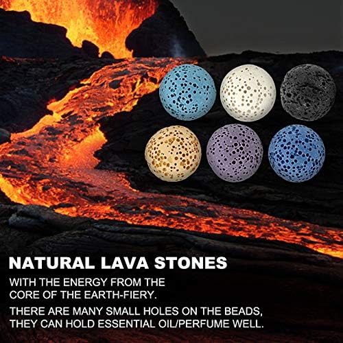 Top Plaza Lava Rock Stone Aromatherapy Essential Oil Diffuser