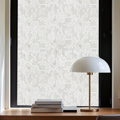 ADD.HERES Window Privacy Film, Glass Decorative Static Cling, 17.5" x 78.7"