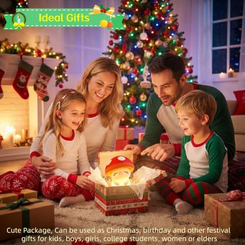 YR YRHH-PET Bubble Mushroom Cute Lamp, Squishy Night Light Mushroom Gifts
