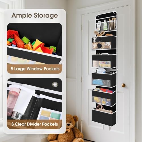 1Pack Over The Door Organizer Large Capacity Hanging Storage Room Organizer