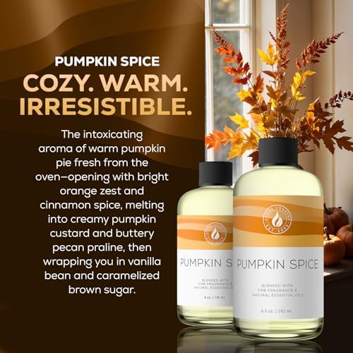 Aroma Country Pumpkin Spice Luxury Diffuser Oil Refill (8.5 Fl Oz)