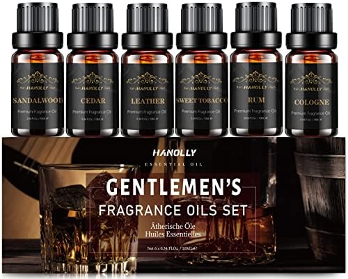 Essential Oils Set, Men Scents Fragrance Oil for Diffuser