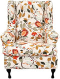 NILUOH Wingback Chair Covers 2-Piece, Armchair Slipcovers for Living Room