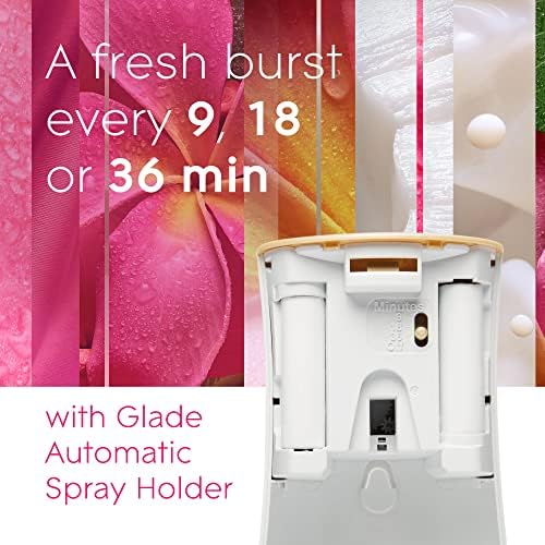 Glade Automatic Spray Air Freshener Refill, Tropical Blossoms, 3 Count