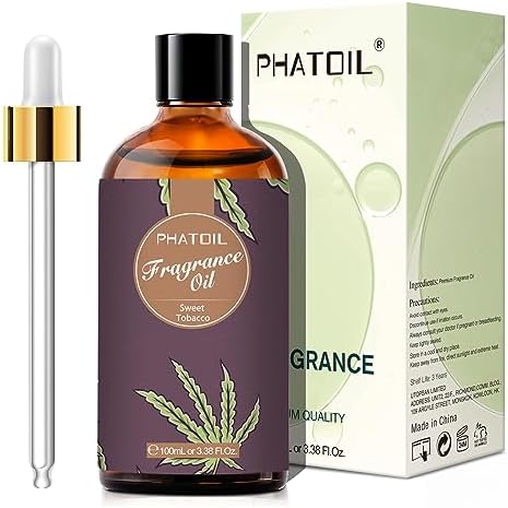 PHATOIL Sweet Tobacco Fragrance Oil for Diffuser Aromatherapy 3.38FL.OZ