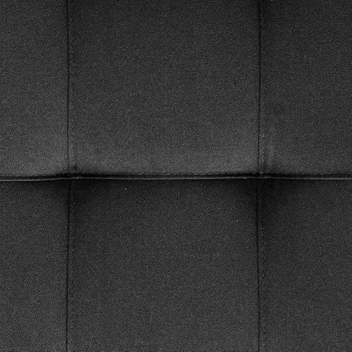 Furinno Roanne Tufted Headboard, Full, Black