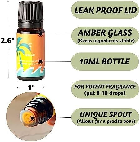 Folkulture Essential Oils Set for Diffuser | Set of 6 Everyday Aromatherapy Oils | Palo Santo, Lavender, Sandalwood, Citrus & Balanced Blend Oils | AM to PM Home Fragrance Oils & Wellness Gift Set