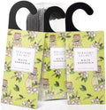 Large 12 Packs White Gardenia Hanging Scented Sachets Long-Lasting Closet Deodorizer Air Freshener Fabric Refresher Odor Eliminator for Drawer Home Fragrance Gift Set