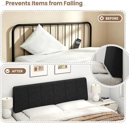 Queen Size Headboard Only-No Assembly Required, Black