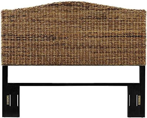 Crosley Furniture Serena Rattan Bed Headboard, Queen