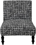 Eco-Ancheng Armless Chair Slipcover Removable Armless Accent Chairs Covers Washable Armless Slipper Chair Slipcover Printed Armless Chair Furniture Protector Covers for Living Dining Room Hotel