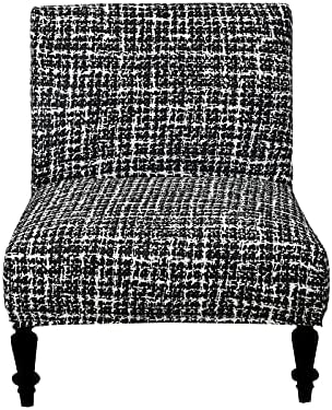 Eco-Ancheng Armless Chair Slipcover Removable Armless Accent Chairs Covers Washable Armless Slipper Chair Slipcover Printed Armless Chair Furniture Protector Covers for Living Dining Room Hotel