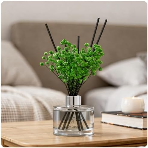 Reed Diffuser Set, White Jasmine 6.7 fl oz/ 200 ml