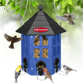 Kingsyard Hopper Bird Feeders for Outdoors Hanging, Squirrel-Proof