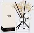 Flower Reed Diffuser Set Pure Cotton Scent for Bathroom Accessories Shelf Decor & Air Fresheners, Sticks Defusers with 5.1 fl oz Essential Oils & Leaves, House Bedroom Office Decor & Gifts