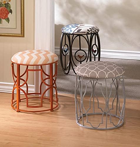 Accent Plus 10016182 Chic Chevron Stool, Multicolor