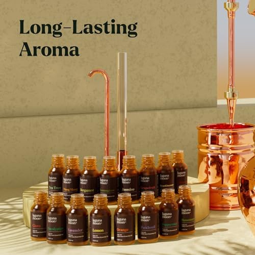 Essential Oils Set - 16 Pcs Premium Grade Home Essentials Oils - for Diffusers, Fragrance, Scents for Candle Making - Natural Aromatherapy Oils for Cars & Home Products, Room Sprays
