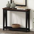 ChooChoo Farmhouse Console Table, Narrow Sofa Table for Entryway, 40 Inch