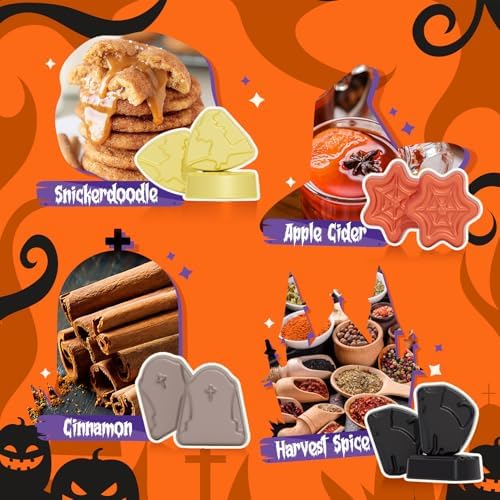 SALKING Halloween Scented Wax Melts, Fall Soy Wax Cubes for Wax Melt Warmer