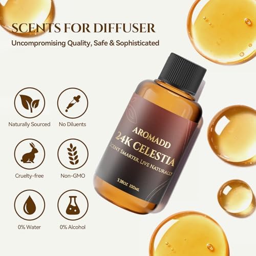 AROMADD 24K Celestia Diffuser Oil Inspired by W Hotel Luxury Scent, 100 mL