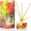 Reed Diffuser Set, Sugar & Spice Scented Oil Diffuser with Sticks, Home Fragrance Accessories for Bathroom Shelf Decor, Aroma Diffusers for Home or Office Fall Decor, USA Made