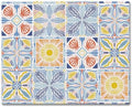 CounterArt Suncoast Tile Pattern 3mm Tempered Glass Cutting Board
