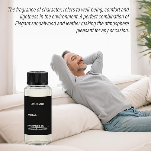 Santal-Inspired Diffuser Oil & Home Luxury Fragrance Scents - 120ml/4 fl oz